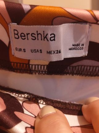 Falda estampada retro