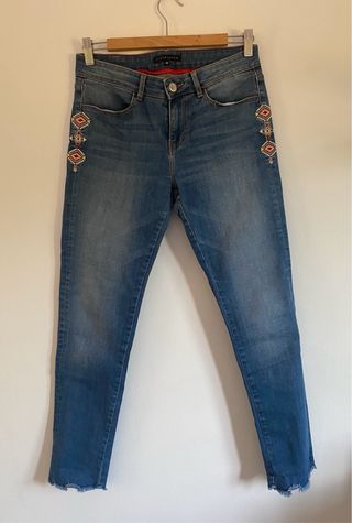 Pantalón vaquero Tintoretto Talla M bordado