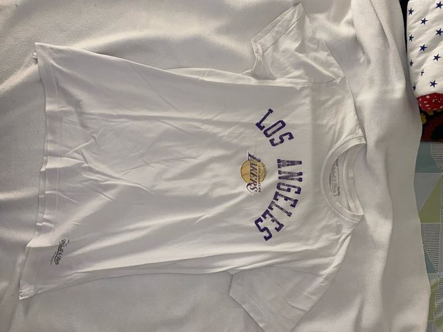 Camiseta Mitchell & Ness Lakers Los Angeles Blanca