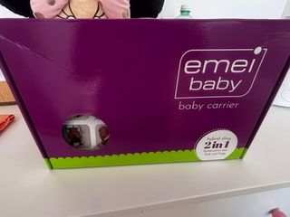 Mochila Portabebés Emeibaby Gris