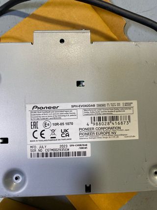 Pioneer SPH-EV082DAB Ecrã Tátil 6.8