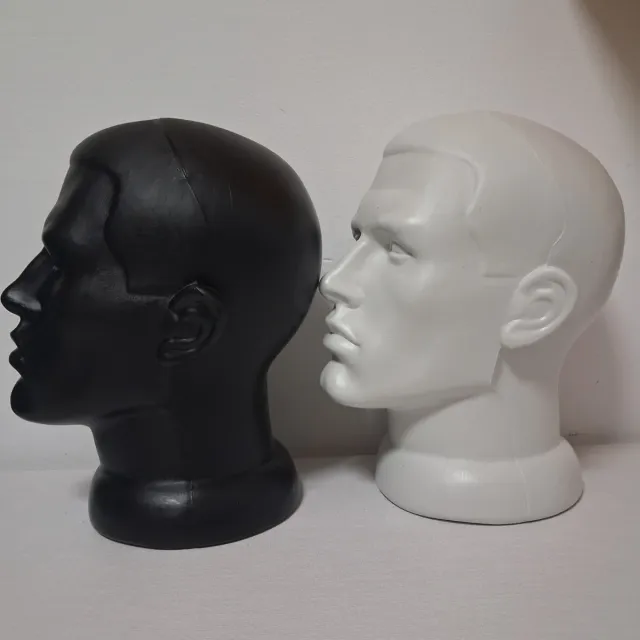 Lote 5 cabezas maniquí hombre,mujer i niña