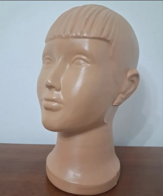 Lote 5 cabezas maniquí hombre,mujer i niña