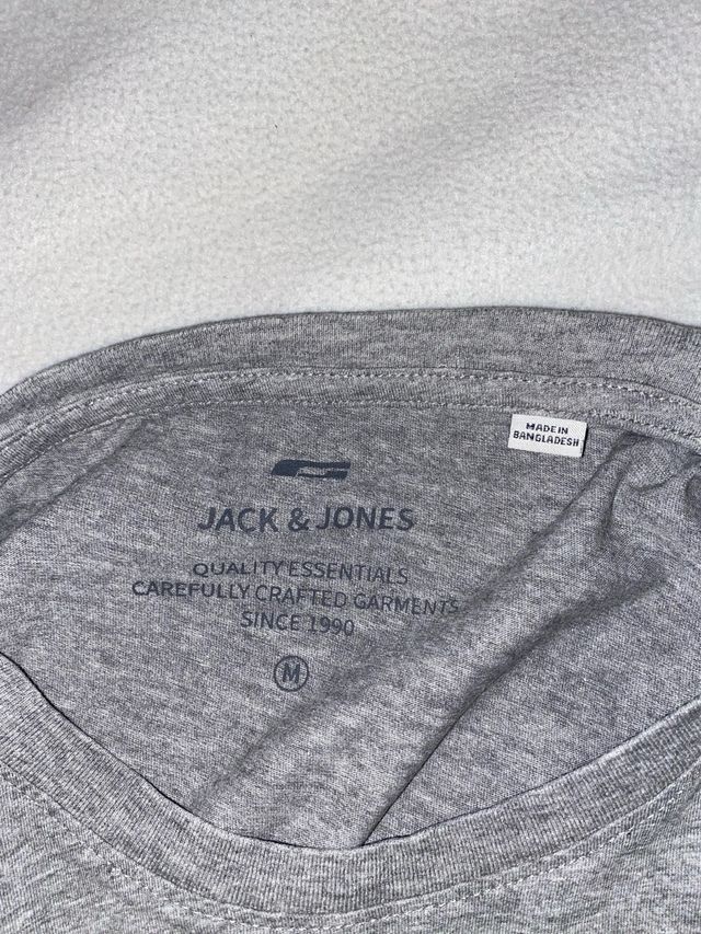 Pack 2 Camisetas Jack & Jones Negra y Gris