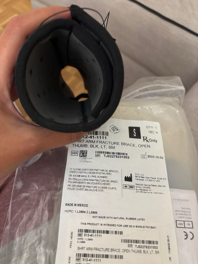 Férula Exos Brazo Izquierdo Talla S