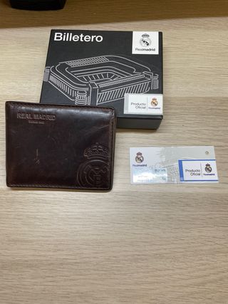Cartera Real Madrid Marrón