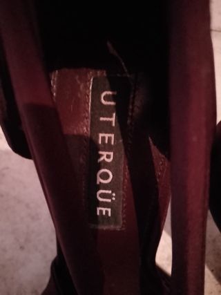 Zapatos Uterque Morados Talla 40