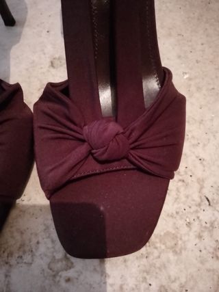 Zapatos Uterque Morados Talla 40