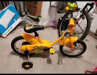 Bicicleta infantil Decathlon Btwin naranja