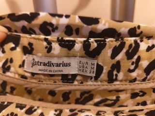 Falda estampada leopardo con cinturón