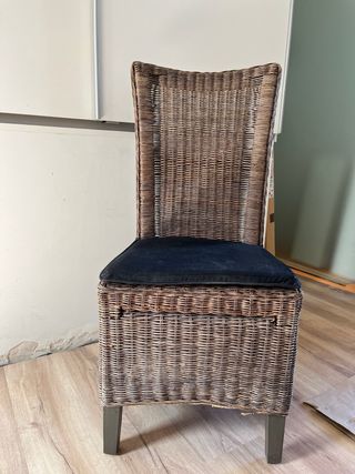 Silla de mimbre PÓRTICO