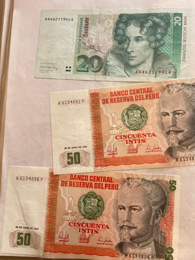 Banconote dal mondo lotto 2