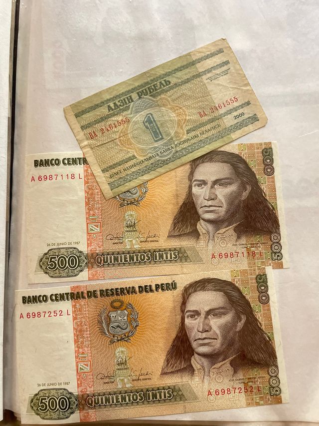 Banconote dal mondo lotto 2