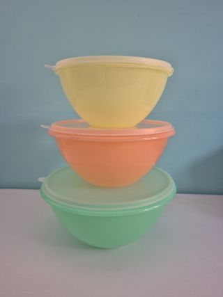 Set 3 Ciotole Tupperware Vintage