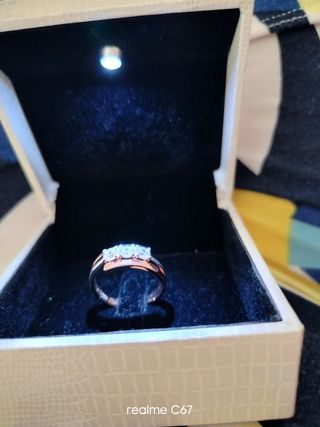 Anello Trilogy Oro e Argento