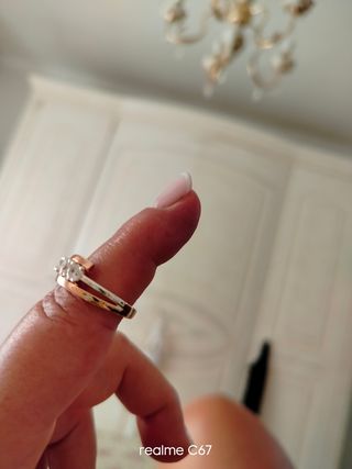 Anello Trilogy Oro e Argento