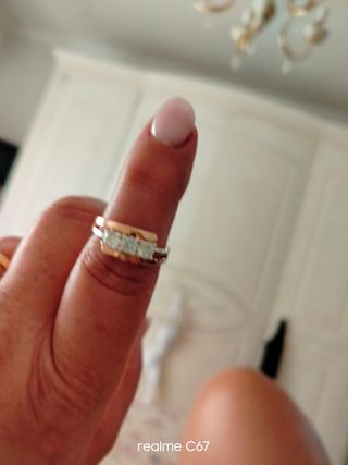 Anello Trilogy Oro e Argento