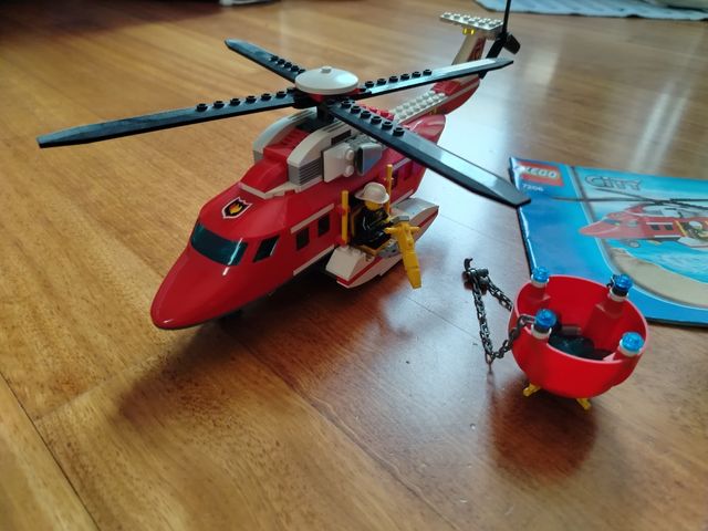 Lego City 7206 Elicottero Pompieri