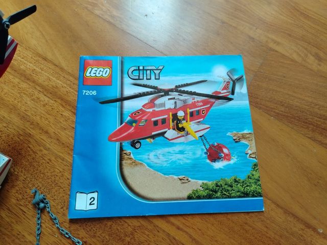 Lego City 7206 Elicottero Pompieri