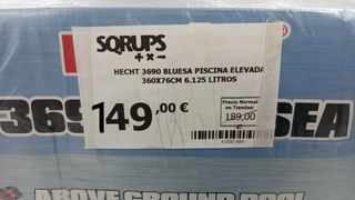 Piscina Elevada Estrenar