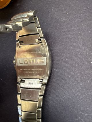Lotus quartz Mujer 15315 Reloj Plateado y blanco