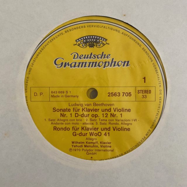 Beethoven Edition: Sonatas Violín y Cello (8 LP)