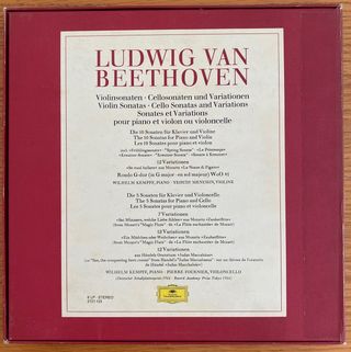 Beethoven Edition: Sonatas Violín y Cello (8 LP)