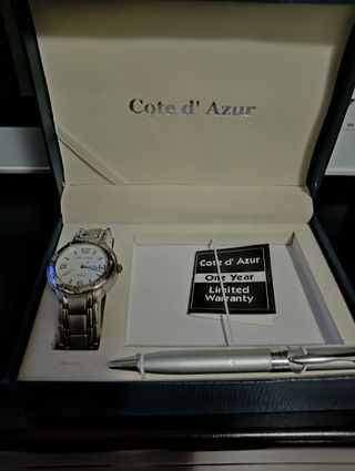 Set 3 Orologi Cote d'Azur Argento Nero