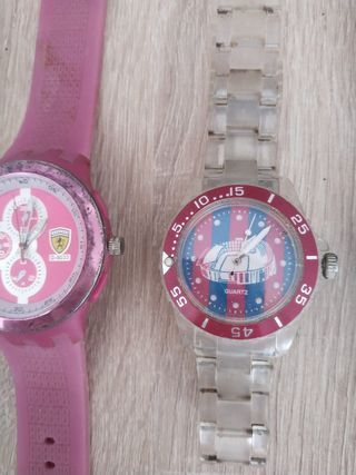 Lote 3 Relojes Vogue Negro y Dorado