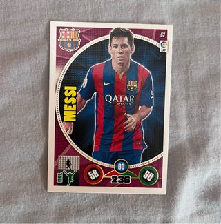 Cromo Fútbol Adrenalyn Messi 2014-2015
