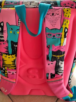 Zaino scuola SJ Gang con gattini