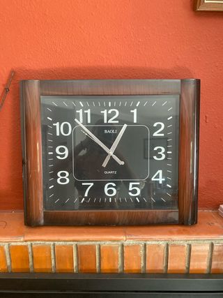 Reloj BAOLI Cuadrado Negro y Marrón
