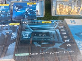 Radio Coche Muse M-195 BT Bluetooth USB/SD