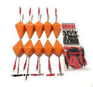 ⬆️ 10 plomos pesca surfcasting, grapas, urfes. 