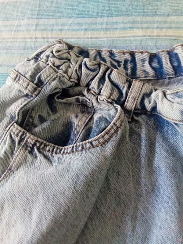 Jeans curvy in denim nuovo