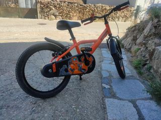 Bicicleta infantil naranja Btwin