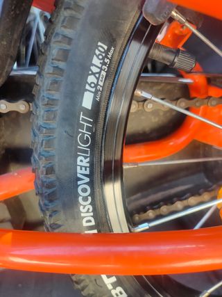 Bicicleta infantil naranja Btwin