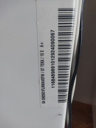 Nevera Teka Blanca