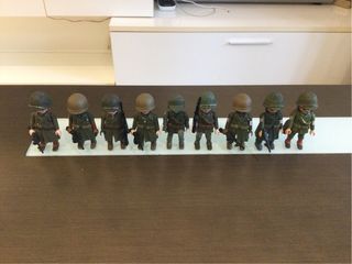 Playmobil Soldados 2ª Guerra Mundial 9€ unidad