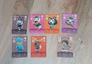 Lote de Cartas RESERVADO Amiibo Animal Crossing