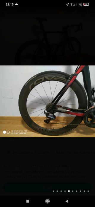 Bicicleta de carretera Giant Propel Advance