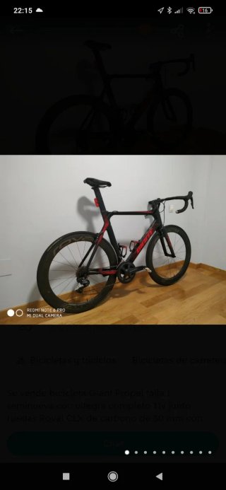 Bicicleta de carretera Giant Propel Advance