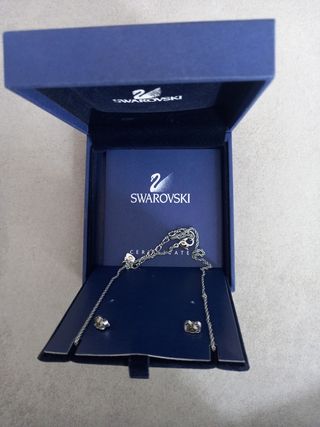 Conjunto Swarovski Collar y Pendientes