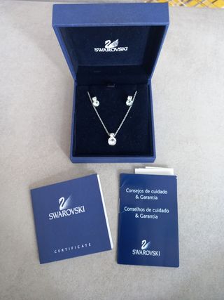 Conjunto Swarovski Collar y Pendientes