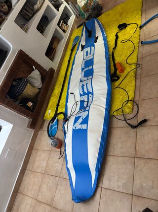 Tabla Paddle Surf Inflable Azul y Blanca