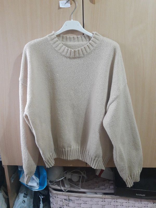 Maglione donna beige