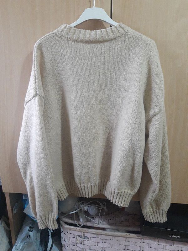 Maglione donna beige