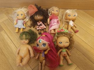 Lote de 7 muñecas variadas