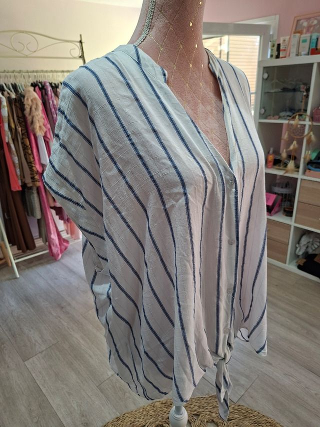 Blusa de rayas mujer