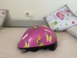 Casco Patinaje Rosa Mariposas